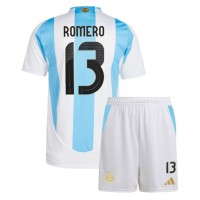 Fotbalové Dres Argentina Cristian Romero #13 Dětské Domácí Copa America 2024 Krátký Rukáv (+ trenýrky)